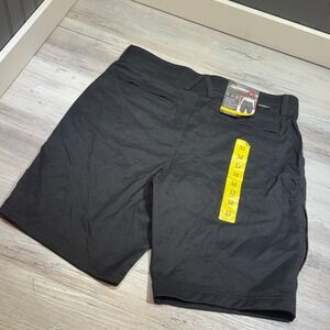 Gerry Venture Cargo Shorts Men Sz 32 Black Lightweight Stretch Waist Adjust NEW